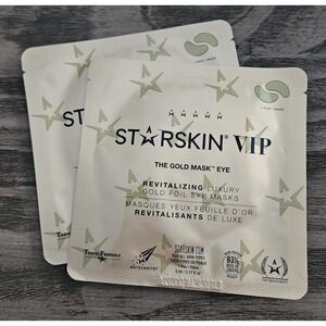 Starskin VIP The Gold Mask Eye Masks Two Pairs Sealed EXP 05/2025